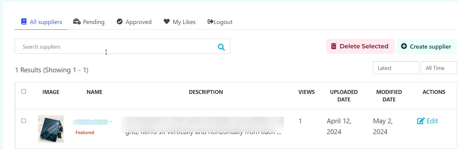 Home profile